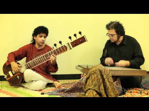 Santur and Sitar Amir Amiri-Anwar khurshid .mov