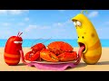 Seafood Party Larva Cartoons 2025 Best Cartoon Movie New Animation Movies 2025