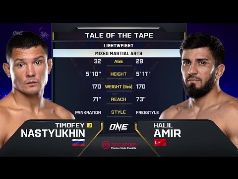 Timofey Nastyukhin vs. Halil Amir | ONE Championship Full Fight