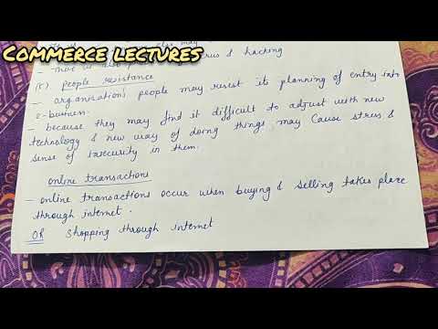 E business and scope of e business emerging modes of business class 11 business studies