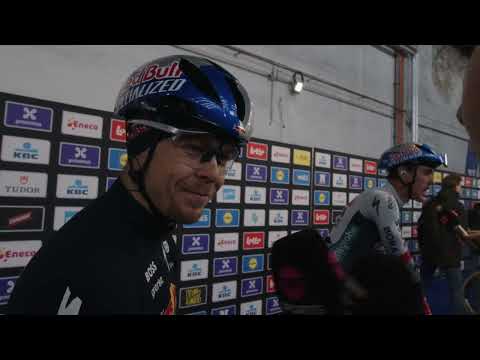 Jan Tratnik - Interview at the start - Omloop Het Nieuwsblad 2025