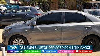 En Rancagua Detienen a sujetos por robo con intimidación: siete víctimas amenazadas con arma de fuego
