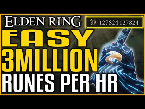 Elden Ring FARM OVER 3 MILLION RUNES EASY EVERY HOUR | Best Farm for Any Level Player