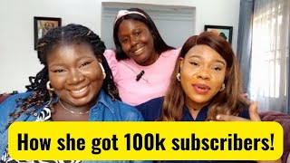 Celebrating 100k subbies on Youtube with @EvelynAmbrose and @DiaryofanAbujaMom