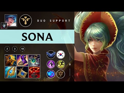Sona Support vs Bard - KR Diamond Patch 25.24