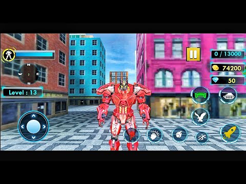 Tank Robot Games - Police Eagle Robot Car Game - Android Gameplay Part 6