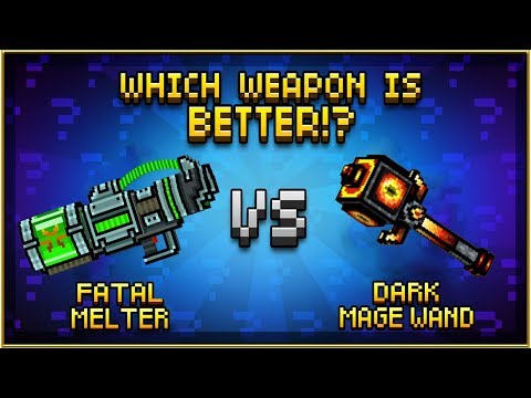 Fatal Melter VS Dark Mage Wand - Pixel Gun 3D