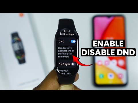 How to Enable/Disable Do Not Disturb in Xiaomi Smart Band 10