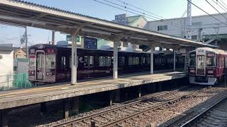 【乗務員訓練】阪急京都線5300系 5321F 試運転(回送幕) 長岡天神駅4号線を逆発車