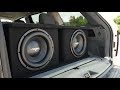 Skar Audio 2 400 Watt SDR 2X12D4 Dual 12 Inch Loaded Subwoofer Enclosure Demo