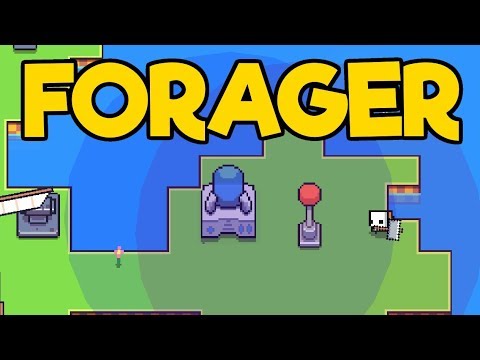Forager Gameplay  Impressions #4 - THE MINING ROD!!
