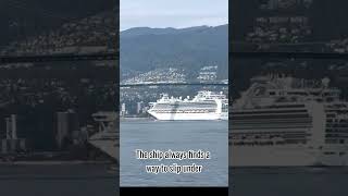 Start your Alaska cruise this way with tip #8: on top deck as the ship slips under Lions Gate Bridge