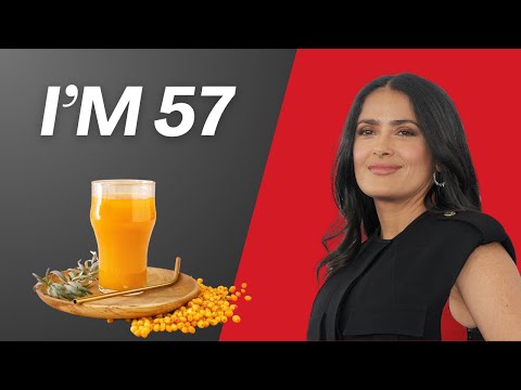 Salma Hayek (57) still looks 29! She drinks it every day and doesn't age 🔥 Anti Aging Benefits