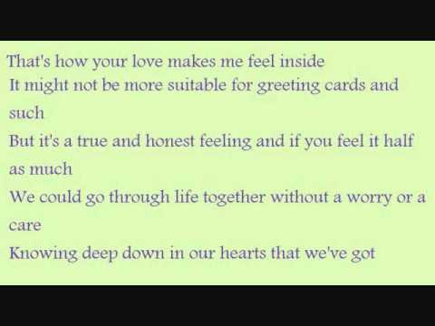 How Your Love Makes Me Feel-Diamond Rio-Lyrics