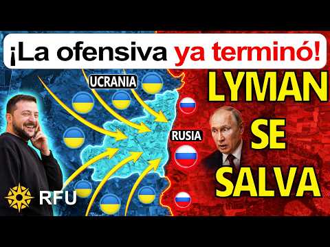 Los rusos huyen en retirada total mientras Ucrania avanza al río Zherebets y salva Lyman del cerco