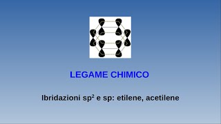 Lezioni di chimica - legame chimico - 7 (ibridazioni sp2 e sp: etilene, acetilene)