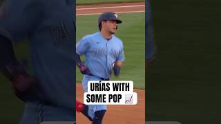 Luis Urías puts some POP into one for a solo shot in the third ???? #MLB #Toronto #BlueJays