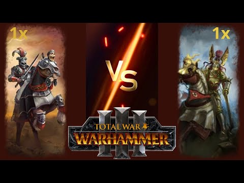 Knights of the Black Rose vs Empire's (Old) Cavalry Roster in Total War: Warhammer 3