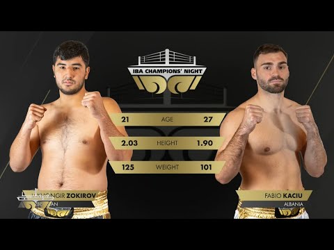 +92kg ZOKIROV Jakhongir (UZB) vs KACIU Fabio (ALB) | IBA Champions’ Night | October 19, 2024