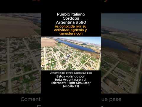 Pueblo Italiano, Cordoba desde el Microsoft Flight Simulator #puebloitaliano #cordoba #msfs #joaha45