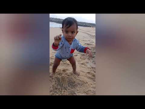 Beach Vlog of Aadith 💙⛱️💛 ❤️💖💓🥰😍😘