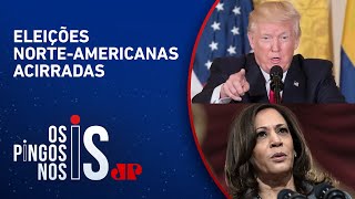 EUA: Vantagem de Kamala sobre Trump cai para um ponto