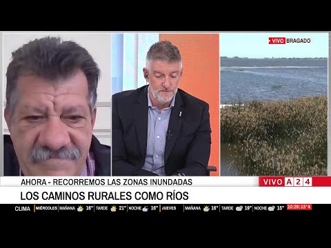 🔴 CAMINOS RURALES COMO RÍOS: HABLA EL INTENDENTE DE BRAGADO