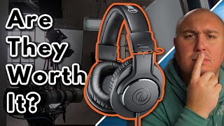Video thumbnail for Audio Technica ATH-M20X The Best Headphones For $50? Honest Review by The Millennial Entrepreneur Harrison Baron