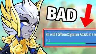BAD CHALLENGES in Brawlhalla 😫 1v1 Gameplay