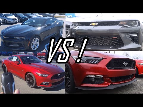 2016 Chevrolet Camaro SS vs 2016 Ford Mustang GT