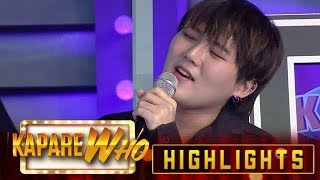 Anne Curtis and Karylle are wowed by JinHo Bae&#39;s singing | KapareWHO