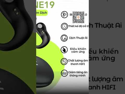 Tai nghe phiên dịch HTC NE19 – Gọi điện bằng AI, Điều khiển bằng cảm ứng và Giao hàng nhanh 24 giờ …