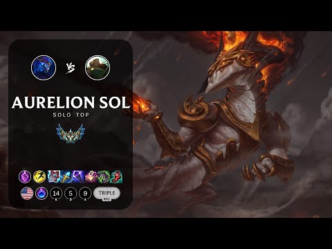 Aurelion Sol Top vs Illaoi - NA Challenger Patch 13.13