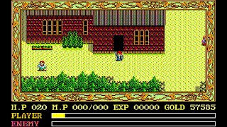 Sharp X1 Game: Ys 2 - Ancient Ys Vanished (1988)
