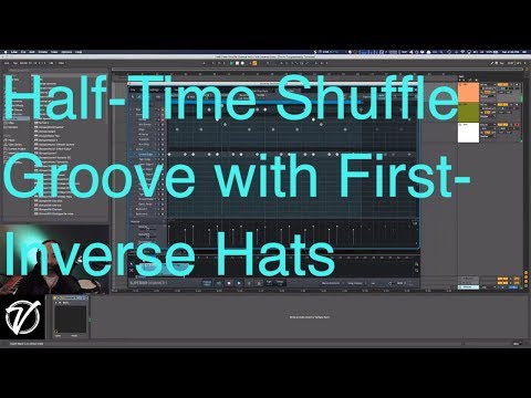 Half-Time Shuffle Groove with First-Inverse Hats in Superior Drummer 3