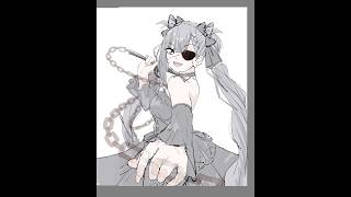 1時間くらいベスティア・ゼータちゃん描こうかな