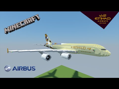 Airbus A380-800 Etihad Airways [+Download] Minecraft Project