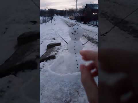 Omul de zăpadă al statului HILITA!!!!!