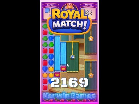 Royal Match Level 2169 - Super Hard Level - No Boosters Gameplay