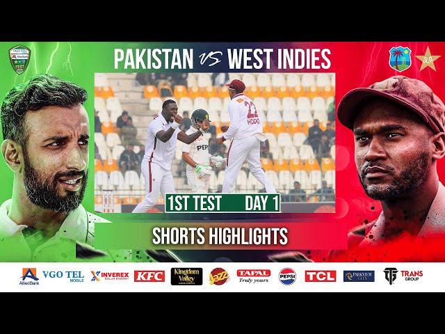 Shorts Highlights | Pakistan vs West Indies | 1st Test Day 1 | PCB | M2I1A Shorts Highlights | Pakistan vs West Indies | 1st Test Day 1 | PCB | M2I1A
