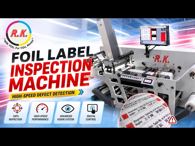 Label Inspection Machine - Sticker Label Inspection Slitting Machine ...