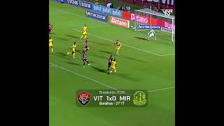 GOL DO VITÓRIA | BARALHAS | VITÓRIA 1X0 MIRASSOL | BRASILEIRÃO 2026 | 22/03/2026