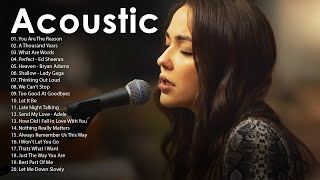Top New English Acoustic Songs 2024 - The Best Acoustic Cover of Popular Songs of All Time