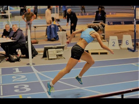 25''82: Naeva CREPIN, 26''15: Sohane AUCAGOS (Finale 1 200m CAF ) Eaubonne,  25 NOV 2018