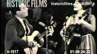 JUDY COLLINS &amp; THEODORE BIKEL - Kisses Sweater Than Wine 1963 from HOOTENANNY