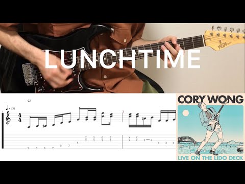 Cory Wong - LUNCHTIME (guitar cover with tabs & chords)