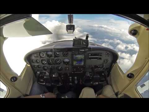 Cessna Skylane at 19,000ft cockpit video must see!