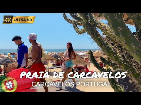 Praia de Carcavelos Portugal - A Beach Walking Tour