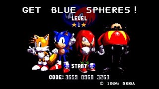 How To Unlock Blue Sphere Bonus Game On Sonic Mega Collection (Nintendo GameCube)