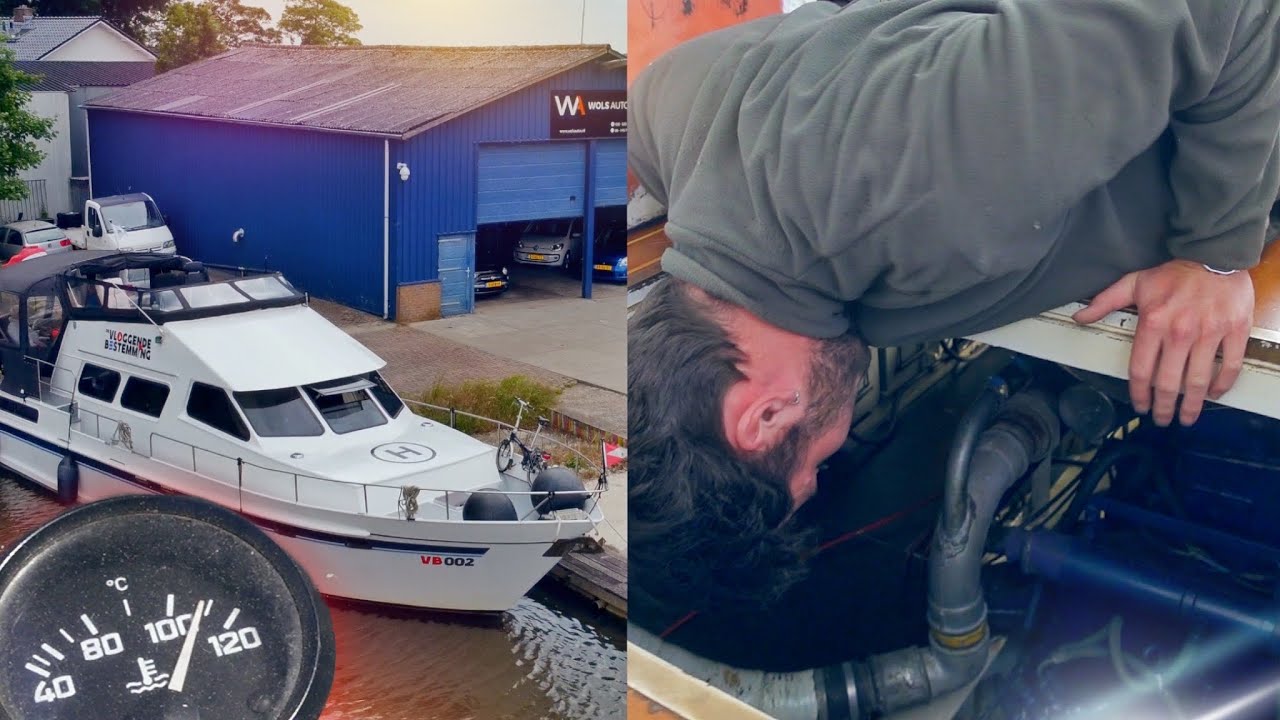 Motorpech voor vlogger Kees tijdens Hollandse IJssel tripje